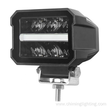 Chiming new innovation 4.4" 30w bezel-less design dual row white amber light , offroad truck ATV UTV Led work light